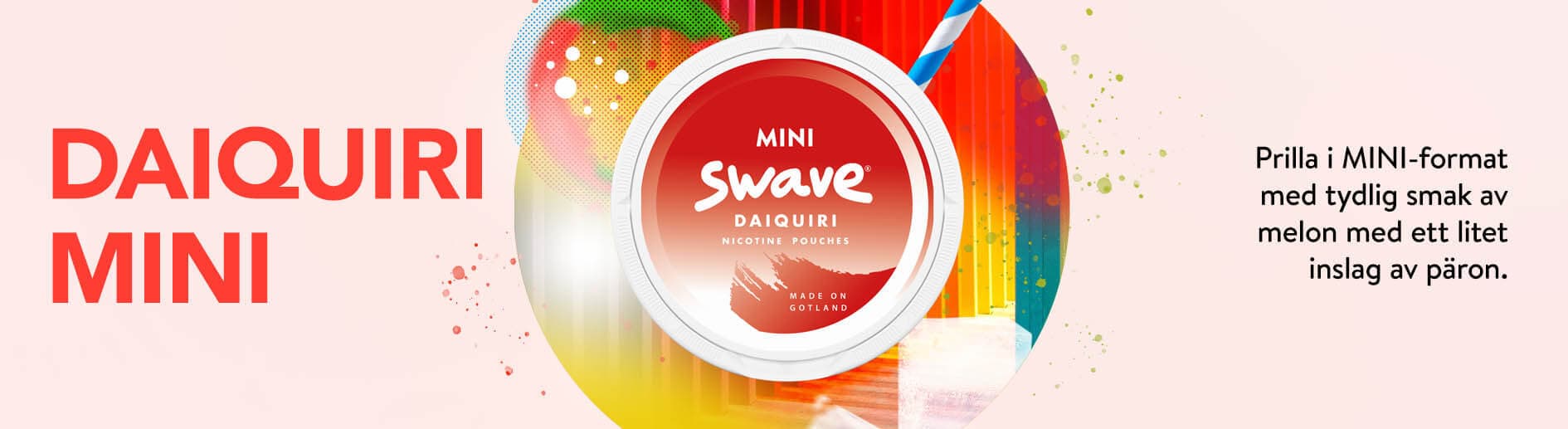 nyhet från swave: daiquiri mini