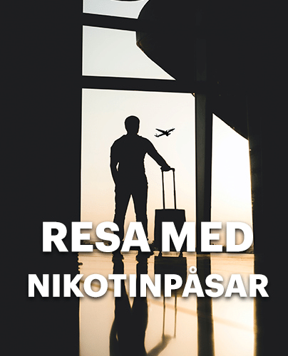 nikotinpåsar på resan