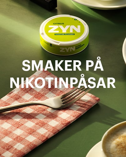 nikotinpåsar smaker