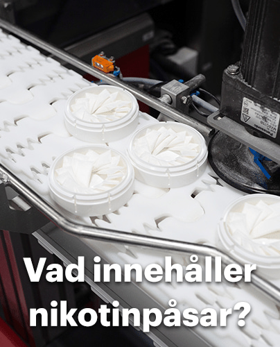 vad innehåller nikotinpåsar