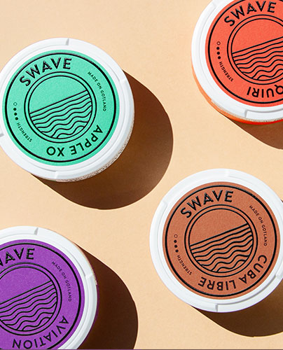 Swave får ny dosdesign med inspiration hämtad från Gotland