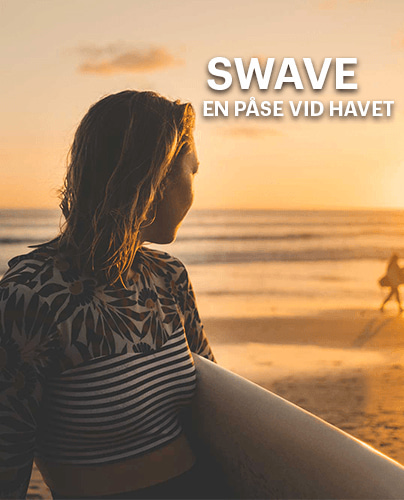 swave en påse vid havet
